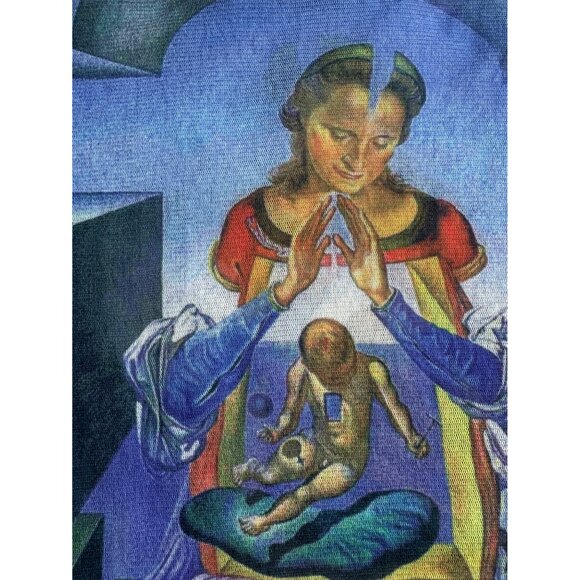 Jean paul gaultier Classique blue mesh short sleeve top - Picture 8 of 11